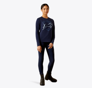 Ariat Youth Liberty Jump Long-Sleeve T-Shirt